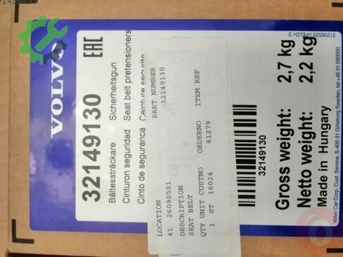 Volvo XC40 Emniyet Kemeri 32149130 çıkma parça