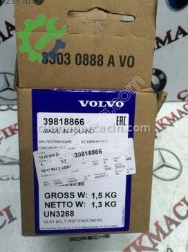 Volvo XC60 Arka Emniyet Kemeri 39818866 çıkma parça