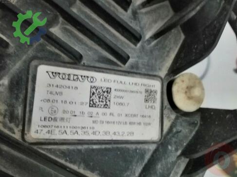Volvo XC60 LED Far 31420418 çıkma parça