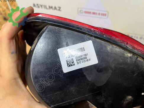 Volvo Truck Tampon Reflektörü çıkma parça