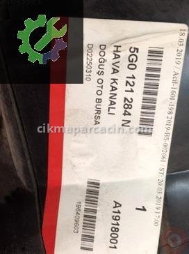 Volkswagen Golf Radyatör 5G0121284N çıkma parça