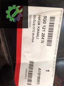 Volkswagen Golf Radyatör 5G0121284N çıkma parça