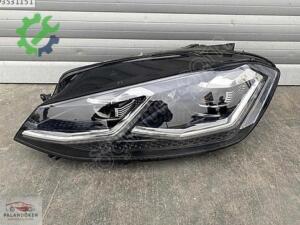 VW GOLF 7 TEK BEYİNLİ MERCEKLİ LEDLİ SOL FAR