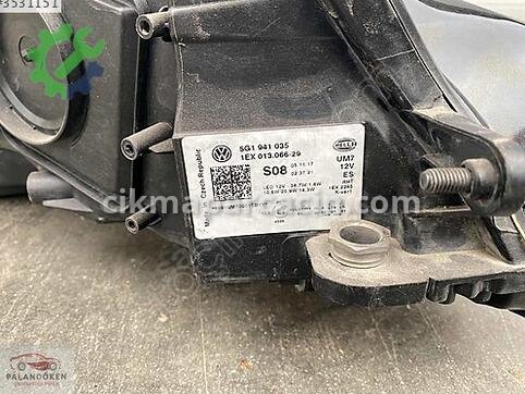 Volkswagen Golf Mercekli Far çıkma parça