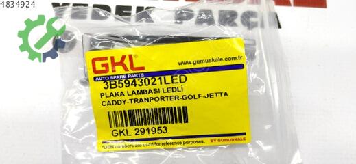 Volkswagen Caddy Plakalık 3B5943021 çıkma parça
