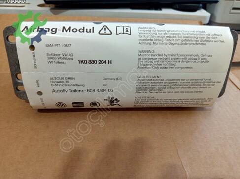 Volkswagen Jetta Yolcu Airbag çıkma parça