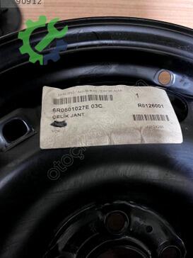Volkswagen Polo Çelik Jant 6R0601027E03C çıkma parça