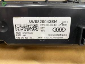 8W0820043BH Audi A4 Klima Kontrol Ünitesi (2016/2024)