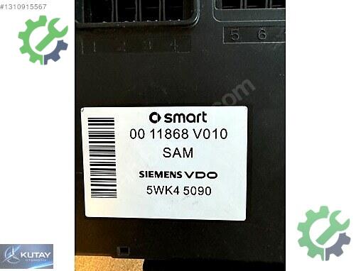 Smart Fortwo Sam Beyni 0011868V010 çıkma parça