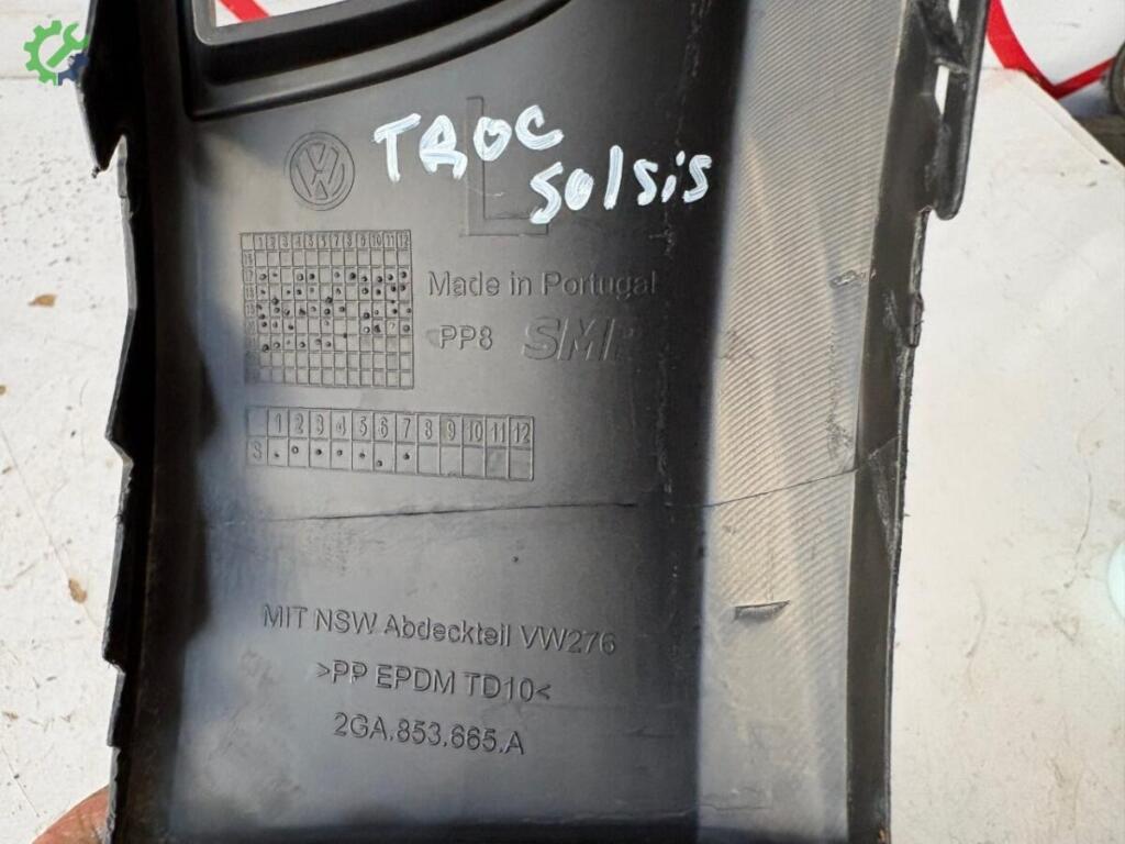 Volkswagen T-Roc Sis Farı Çerçevesi 2GA853665A çıkma parça