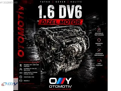 Peugeot 307 Motor Komple çıkma parça