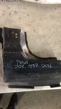 Peugeot 206 Sol Ön Marşpiyel Sacı 1998-2005 çıkma parça