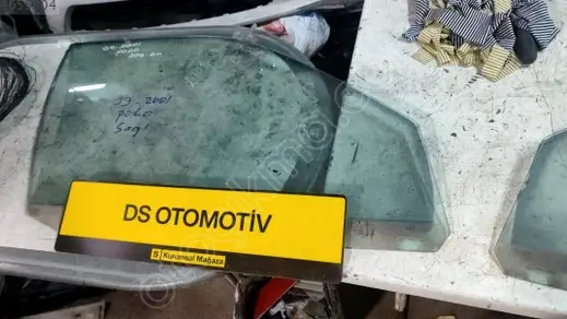 Volkswagen Polo Sağ Ön Kapı Camı 1999-2001 çıkma parça