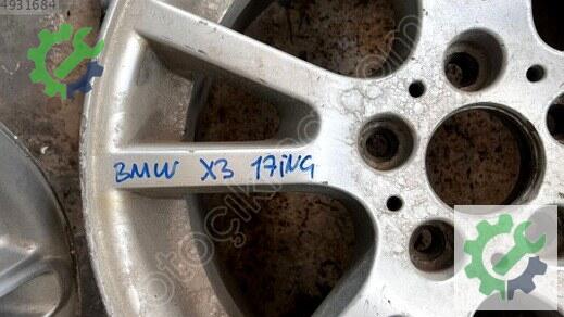 BMW X3 Çelik Jant 2002-2008 çıkma parça