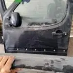 2008 model Fiat doblo siyah sağ ve sol ön kapı
