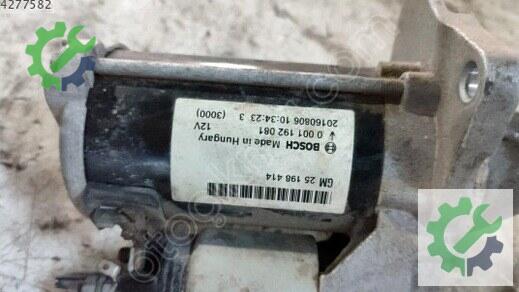 Opel Astra Marş Dinamosu 2009-2014 çıkma parça