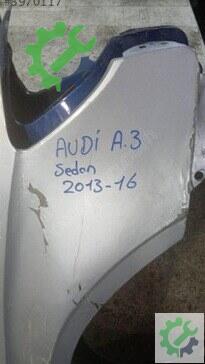 Audi A3 Sağ Ön Çamurluk 2013-2016 çıkma parça