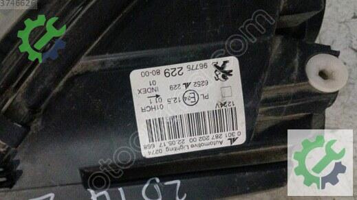 Peugeot 308 Sağ Ön Far 2014-2017 çıkma parça