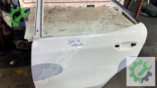 Toyota Corolla Sol Arka Kapı 2014-2017 çıkma parça
