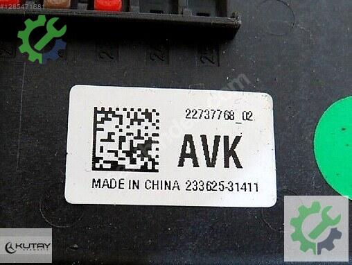 Opel Insignia Beyin 2273776802 çıkma parça