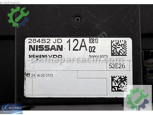 Nissan Qashqai Beyin 284B2-JD02B çıkma parça