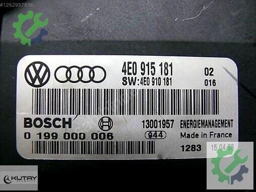 Audi A8 Beyni 4E0915181 çıkma parça