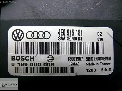 Audi A8 Beyni 4E0915181 çıkma parça