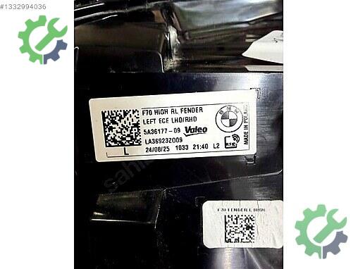 BMW 1 Serisi Sol Arka Stop 5A36177 çıkma parça
