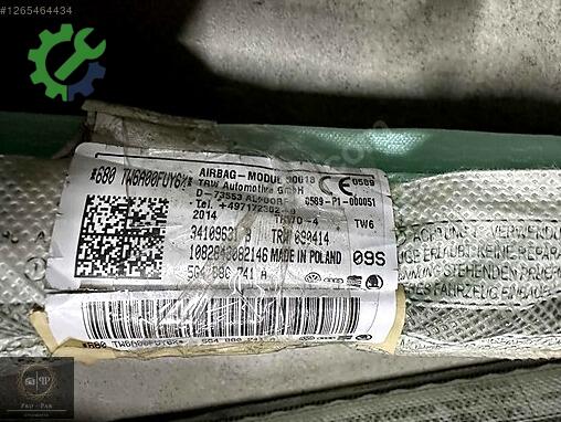 Volkswagen Golf Airbag (Hava Yastığı) 5G4880741 çıkma parça