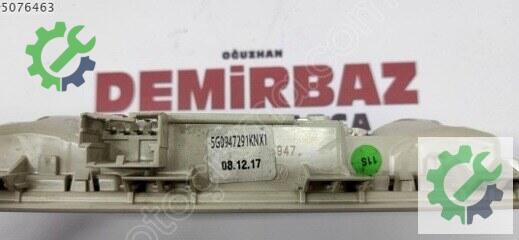 Volkswagen Tiguan Tavan Lambası 5G0947291 çıkma parça