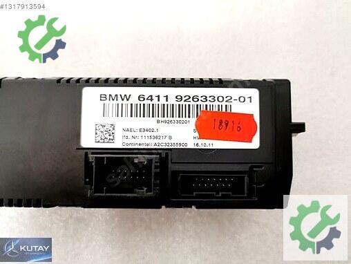 BMW X1 Klima Kontrol Paneli 64119263302-01 çıkma parça