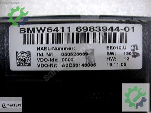 BMW 3 Serisi Klima Kontrol Paneli 6983944-01 çıkma parça