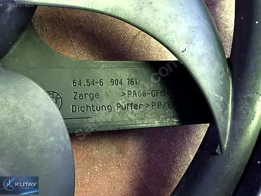 BMW 3 Serisi Fan 54-6904761 çıkma parça