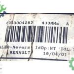 8200224594 433MHz Renault Laguna II kart okuyucu 8200224595