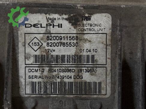 Renault Clio Motor Beyni 8200911568 çıkma parça