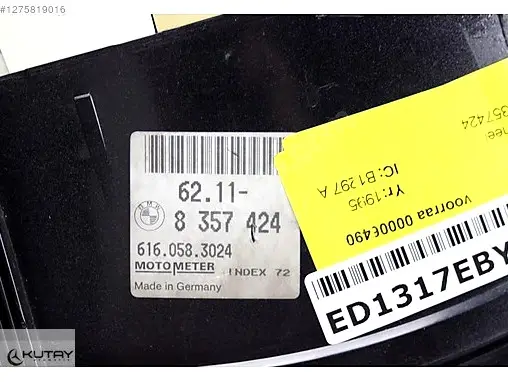 BMW 3 Serisi Gösterge Paneli 8357424 çıkma parça