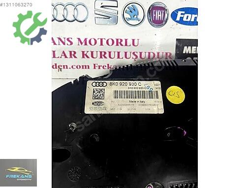 Audi A4 Gösterge Paneli 8K0920930C çıkma parça