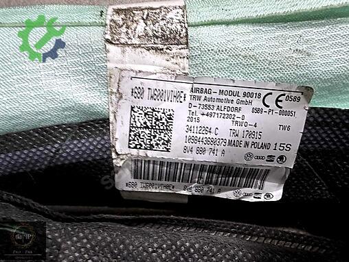 Audi A3 Airbag (Hava Yastığı) 8V4880741 çıkma parça