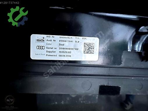 Audi A5 Komple Sunroof 8W6877041 çıkma parça
