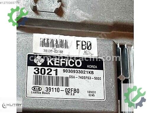 Kia Picanto Motor Beyni 39110-02FB0 çıkma parça