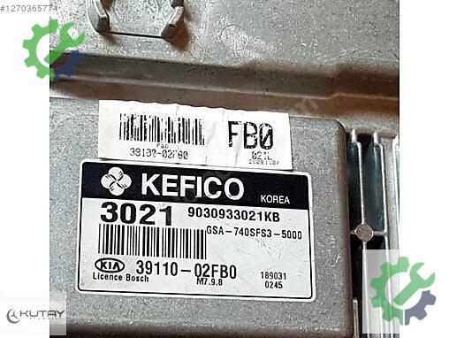 Kia Picanto Motor Beyni 39110-02FB0 çıkma parça