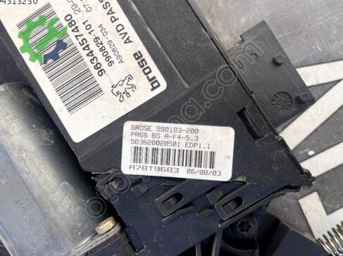 Peugeot 307 Cam Motoru 9634457480 çıkma parça
