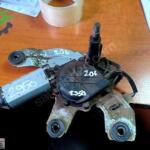 PEUGEOT 206 BAGAJ SİLECEK MOTORU 9651169580