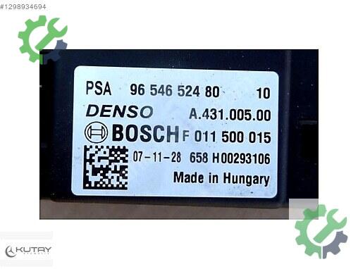 Citroen C4 Fan Rezistansı 9654652480 çıkma parça