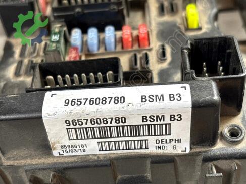 Citroen C3 Sigorta Kutusu 9657608780 çıkma parça