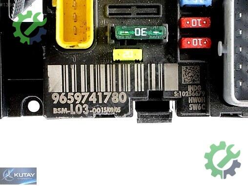 Citroen C3 Beyin 9659741780 çıkma parça