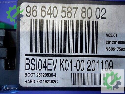 Peugeot 308 Bsi Beyni 9664058780 çıkma parça