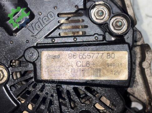 Citroen C2 Şarj Dinamosu 9665577780 çıkma parça