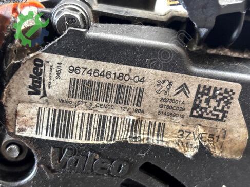 Peugeot 5008 Şarj Dinamosu 9674646180 çıkma parça