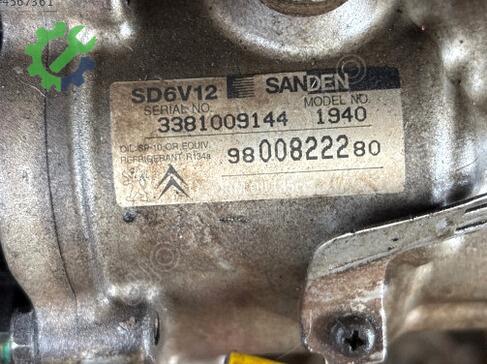Citroen Berlingo Klima Kompresörü 9800822280 çıkma parça